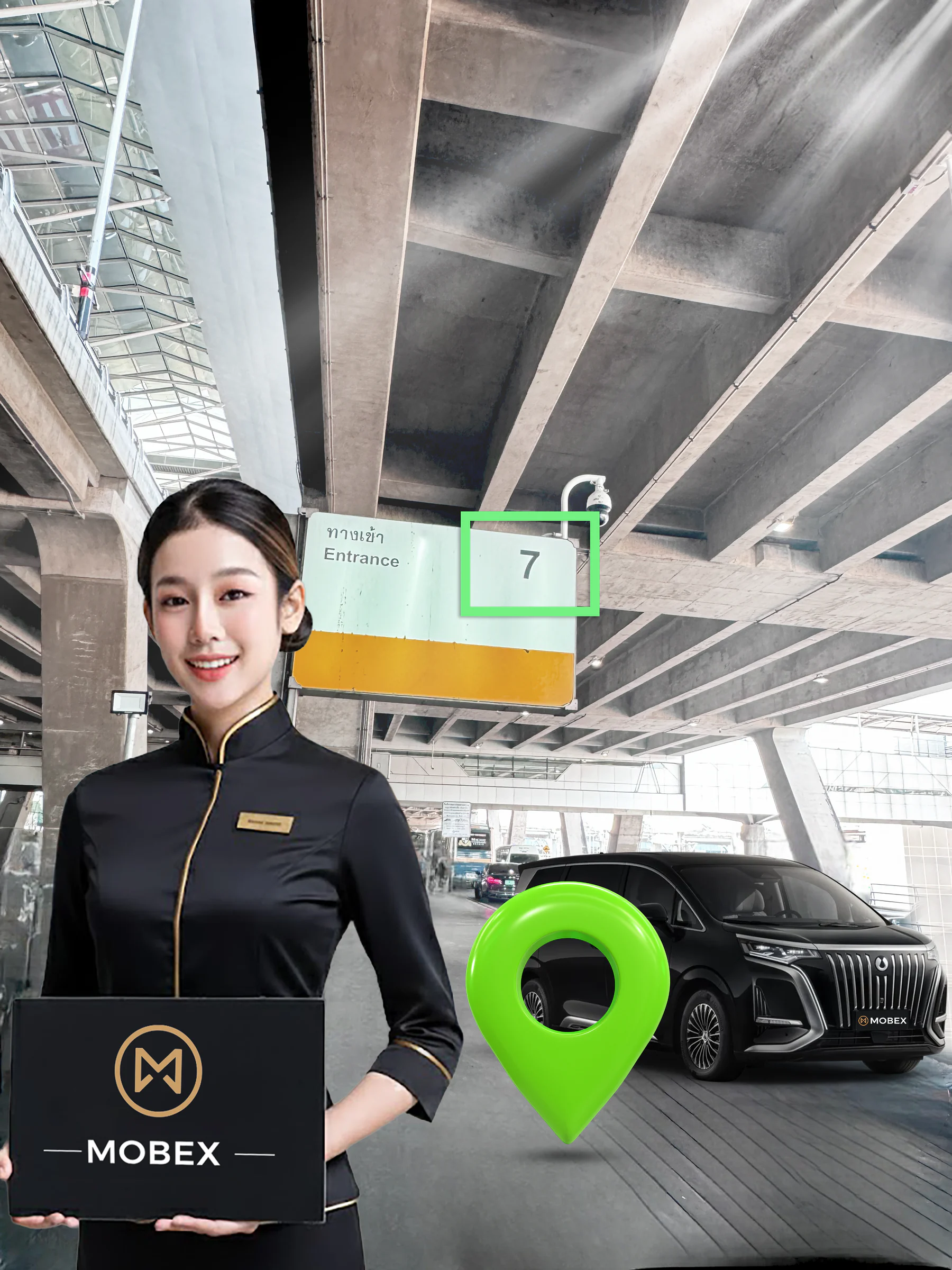 MOBEX airport concierge at Suvarnabhumi Airport